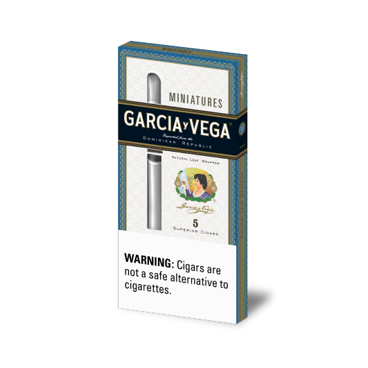 A box of five Garcia y Vegas miniatures.